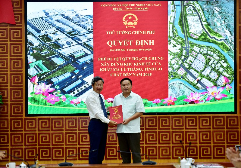 Hội nghị công bố Quy hoạch chung xây dựng Khu kinh tế Cửa khẩu Ma Lù Thàng đến năm 2045