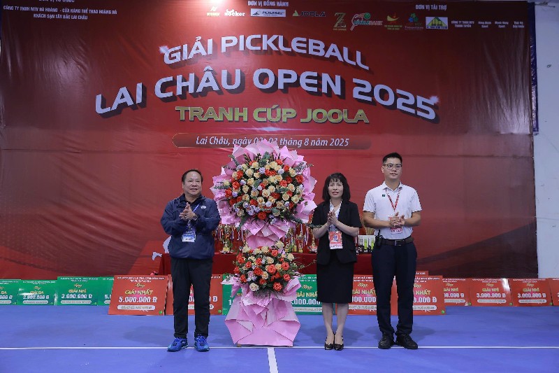 Khai mạc Giải Pickleball Lai Châu Open năm 2025 tranh Cúp JOOLA