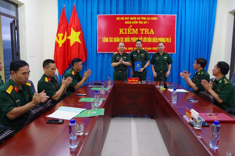 Kiểm tra, nắm tình hình tại các Đồn Biên phòng trên địa bàn tỉnh 