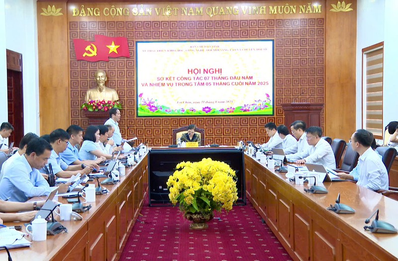 Sơ kết công tác 7 tháng đầu năm và triển khai nhiệm vụ trọng tâm 5 tháng cuối năm 2025