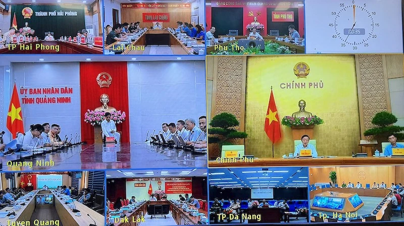 Các điểm cầu dự Hội nghị