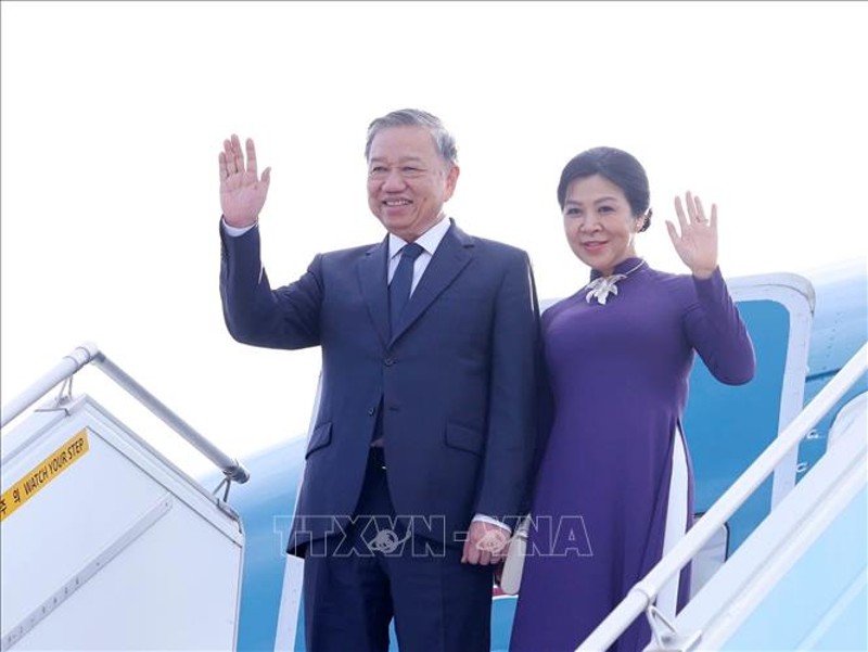 Tổng Bí thư Tô Lâm và Phu nhân kết thúc tốt đẹp chuyến thăm cấp Nhà nước tới Hàn Quốc