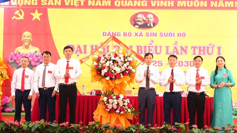 Đảng bộ xã Sin Suối Hồ: Đại hội Đại biểu lần thứ I, nhiệm kỳ 2025-2030