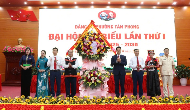 Đảng bộ phường Tân Phong: Đại hội Đại biểu lần thứ I, nhiệm kỳ 2025-2030