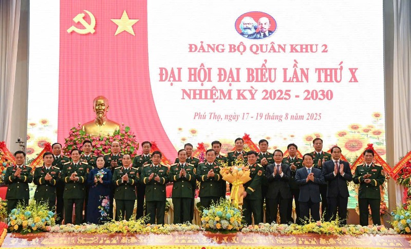 THƯ CỦA ĐẠI HỘI ĐẠI BIỂU ĐẢNG BỘ QUÂN KHU 2 LẦN THỨ X, NHIỆM KỲ 2025 - 2030