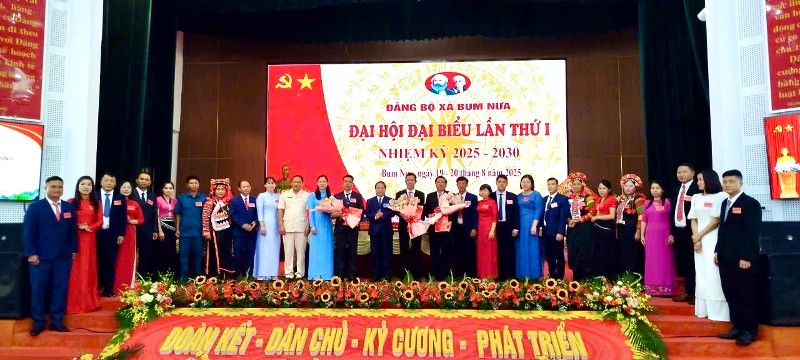 Đại hội Đại biểu Đảng bộ xã Bum Nưa lần thứ I, nhiệm kỳ 2025 - 2030