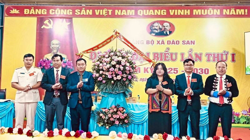 Đảng bộ xã Dào San tổ chức thành công Đại hội Đại biểu lần thứ I, nhiệm kỳ 2025 - 2030