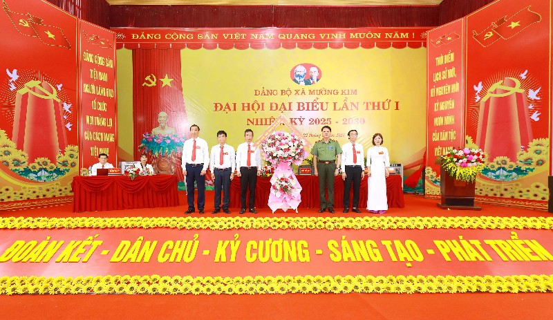 Đại hội Đại biểu Đảng bộ xã Mường Kim lần thứ I, nhiệm kỳ 2025-2030