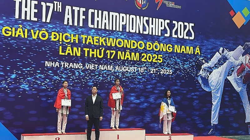 Vận động viên Taekwondo Lai Châu giành Huy chương Vàng tại Giải vô địch và Trẻ Taekwondo Đông Nam Á 2025