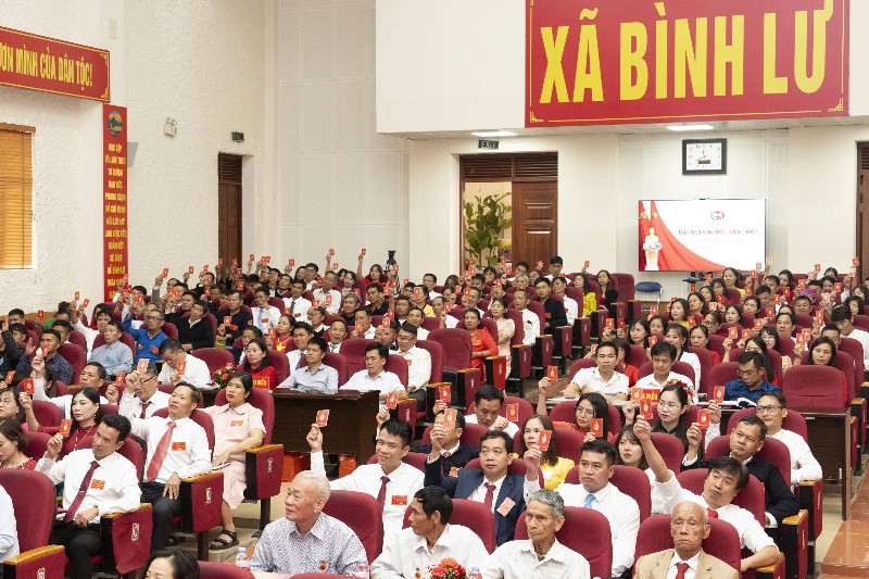 Đảng bộ xã Bình Lư: Đại hội Đại biểu lần thứ nhất, nhiệm kỳ 2025 - 2030