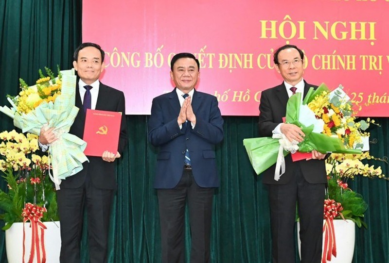 Đồng chí Trần Lưu Quang giữ chức Bí thư Thành ủy Thành phố Hồ Chí Minh