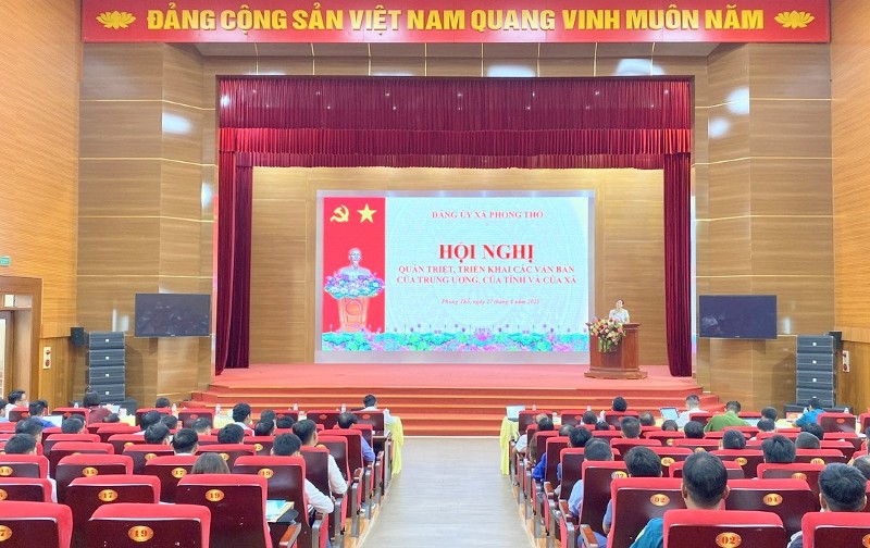 Phong Thổ quán triệt, triển khai các văn bản của Trung ương, tỉnh, xã