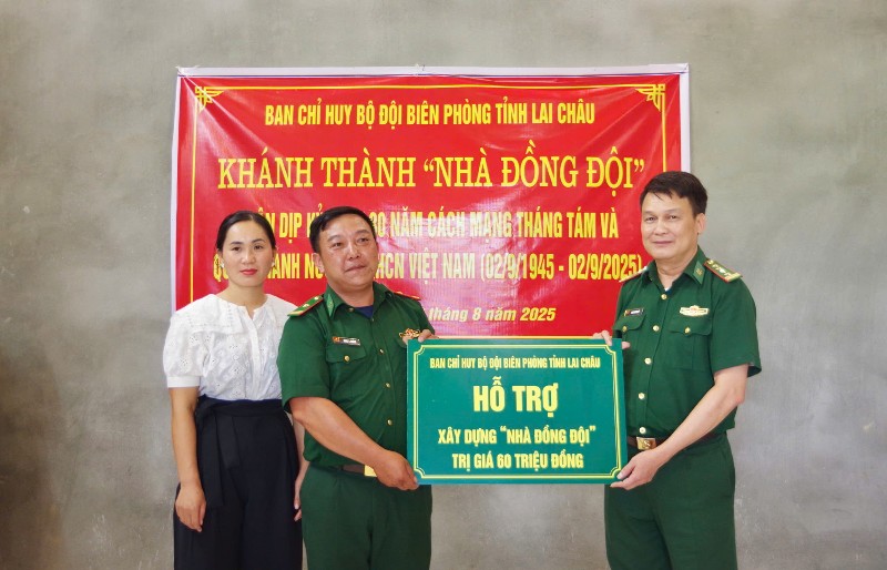 Khánh thành, bàn giao “Nhà đồng đội”
