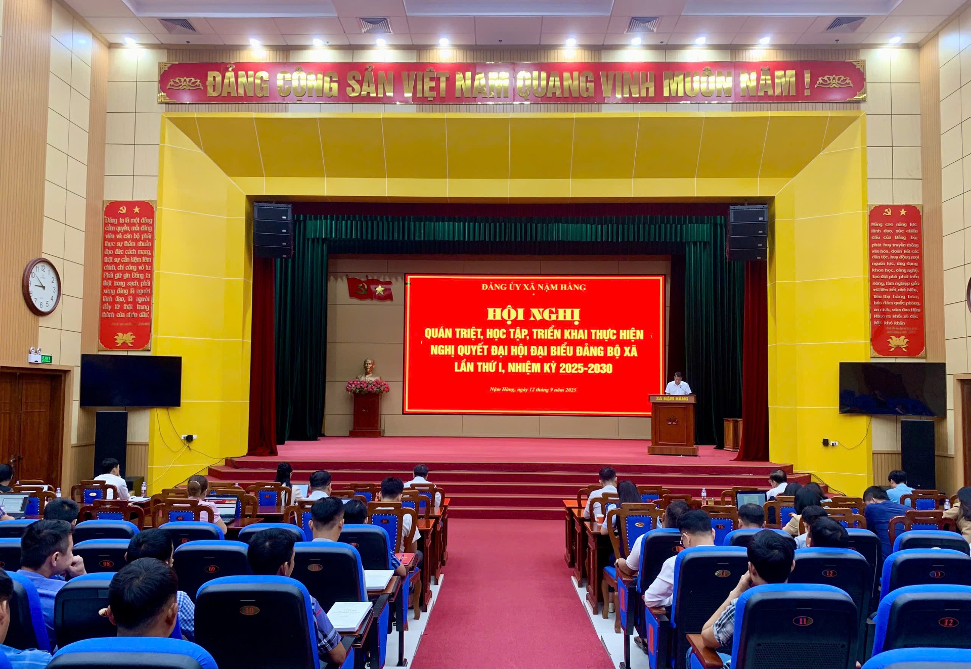 Hội nghị được tổ chức tại Trung tâm Hội nghị - Văn hóa xã Nậm Hàng.