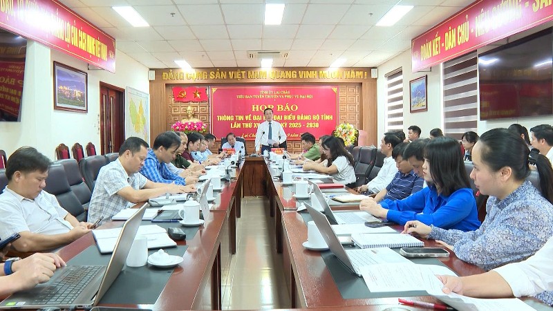 Họp báo thông tin về Đại hội Đại biểu Đảng bộ tỉnh thứ XV, nhiệm kỳ 2025 - 2030