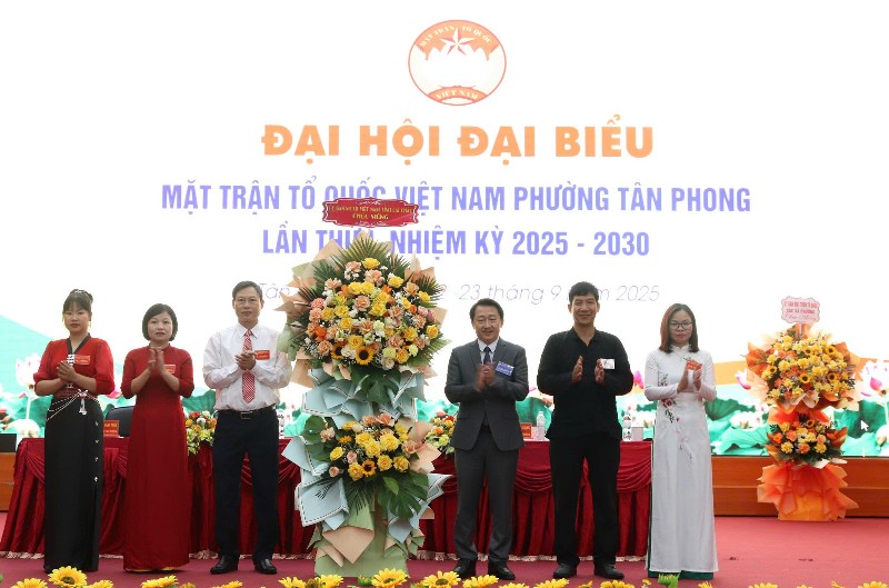 Đại hội Đại biểu Mặt trận Tổ quốc Việt Nam phường Tân Phong lần thứ I, nhiệm kỳ 2025 - 2030