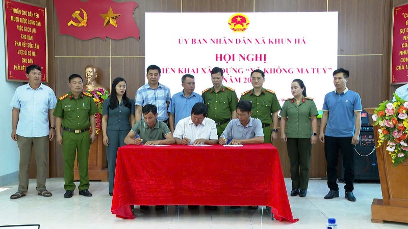 Triển khai xây dựng “Xã Khun Há không ma tuý” năm 2025