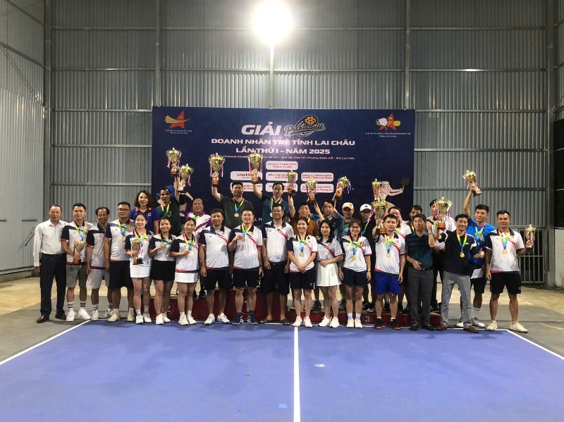 Giải Pickleball doanh nhân trẻ tỉnh Lai Châu lần thứ I