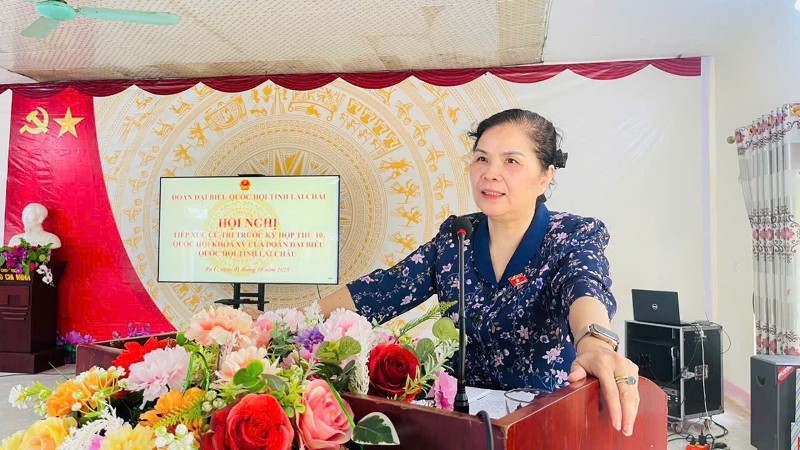 Đoàn Đại biểu Quốc hội tỉnh tiếp xúc cử tri tại xã Pa Ủ