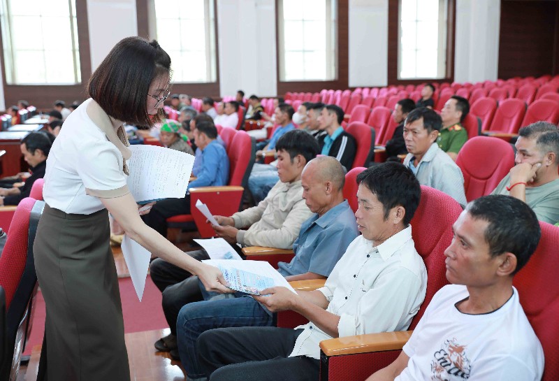 150 người chấp hành xong án phạt tù được tuyên truyền, phổ biến, giáo dục pháp luật