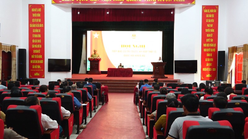 Đại biểu Quốc hội tỉnh tiếp xúc cử tri tại xã Tân Uyên