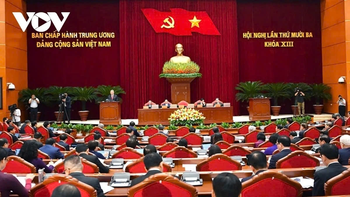 Thông cáo báo chí về ngày làm việc thứ hai Hội nghị Trung ương 13, khoá XIII