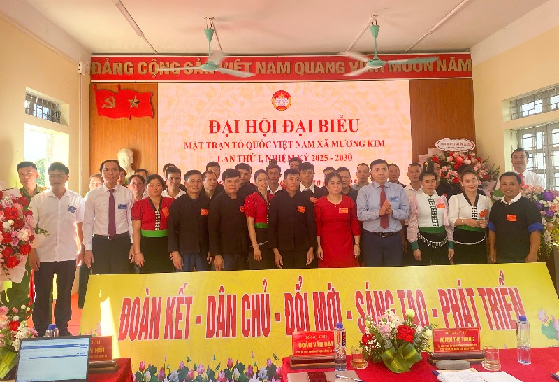Đại hội Đại biểu Mặt trận Tổ quốc Việt Nam xã Mường Kim lần thứ I, nhiệm kỳ 2025-2030