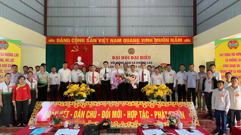 Đại hội Đại biểu Hội Nông dân xã Khổng Lào lần thứ nhất, nhiệm kỳ 2025-2030