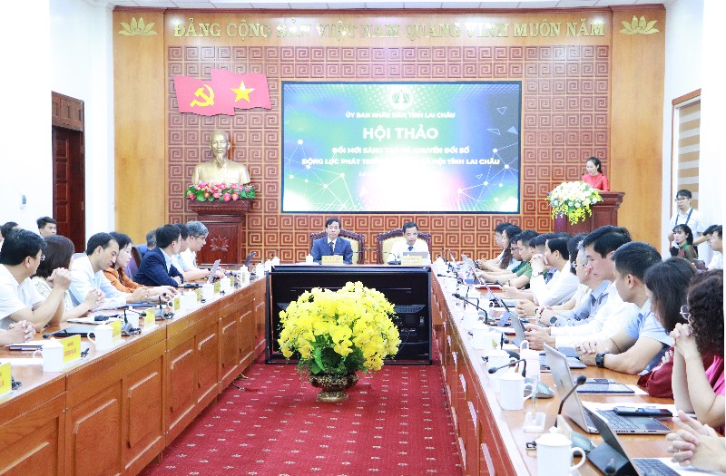 Hội thảo “Đổi mới sáng tạo và chuyển đổi số: Động lực phát triển kinh tế - xã hội tỉnh Lai Châu”
