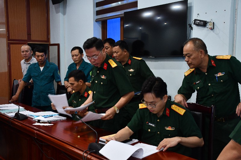 Kiểm tra công tác tuyển chọn và gọi công dân nhập ngũ 