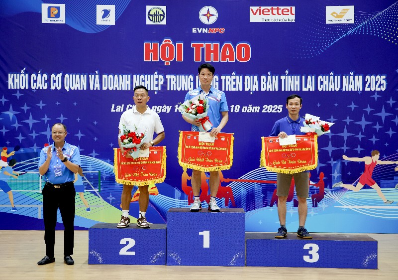 Bế mạc Hội thao Khối các Cơ quan và Doanh nghiệp Trung ương đóng trên địa bàn tỉnh Lai Châu năm 2025
