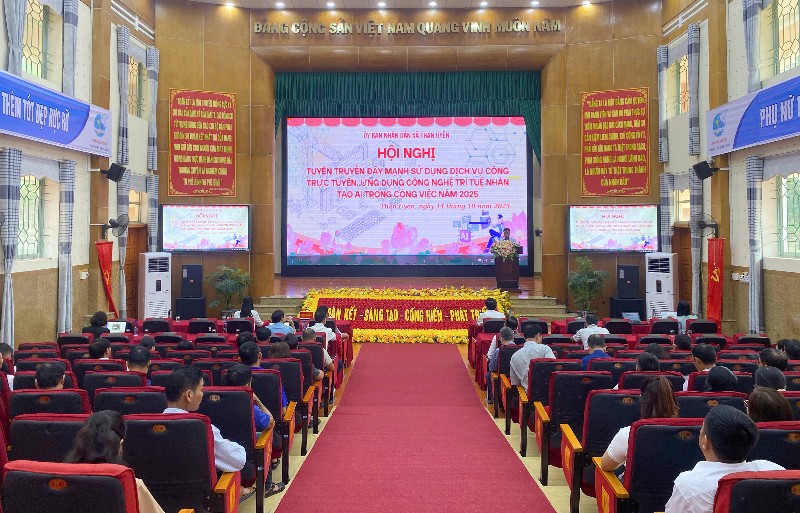 Hội nghị tuyên truyền đẩy mạnh sử dụng dịch vụ công trực tuyến