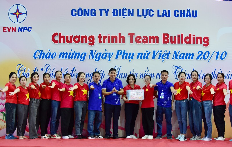 Công ty Điện lực Lai Châu tổ chức Chương trình Team Building chào mừng Ngày Phụ nữ Việt Nam 20/10