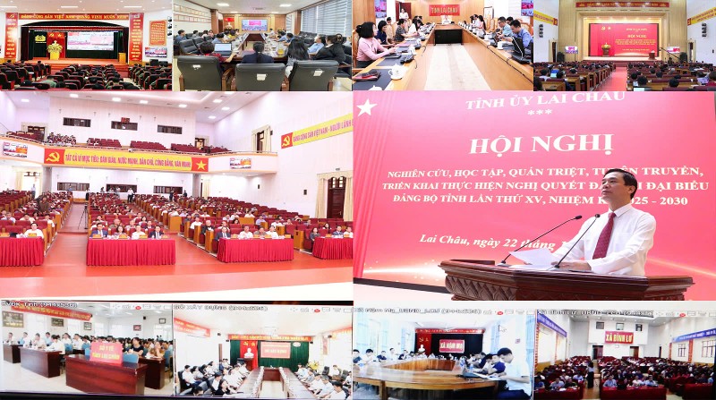 Hội nghị nghiên cứu, học tập, quán triệt, tuyên truyền, triển khai thực hiện Nghị quyết Đại hội Đại biểu Đảng bộ tỉnh lần thứ XV, nhiệm kỳ 2025 - 2030