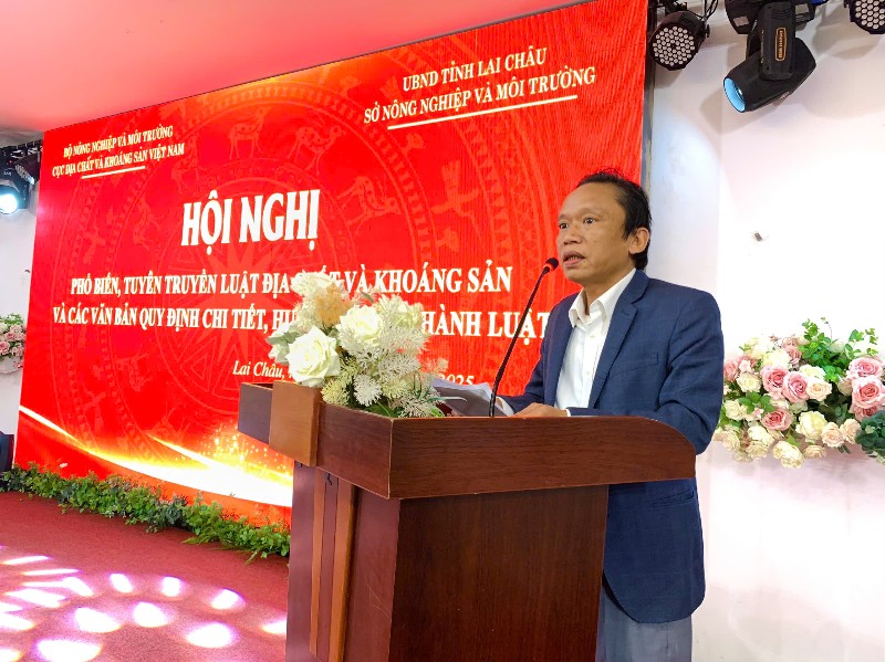 Hội nghị phổ biến, tuyên truyền Luật Địa chất và khoáng sản; các văn bản quy định chi tiết, hướng dẫn thi hành luật
