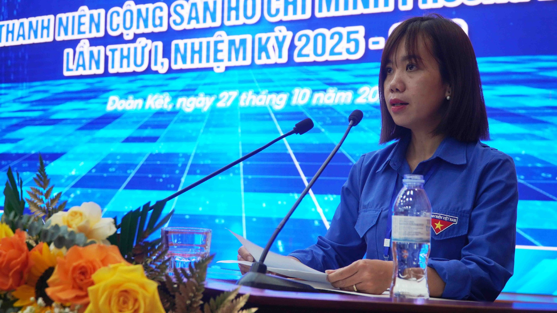 Đại biểu phát biểu tham luận tại đại hội