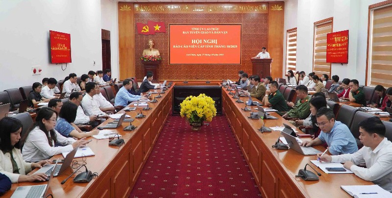 Hội nghị báo cáo viên cấp tỉnh tháng 10/2025