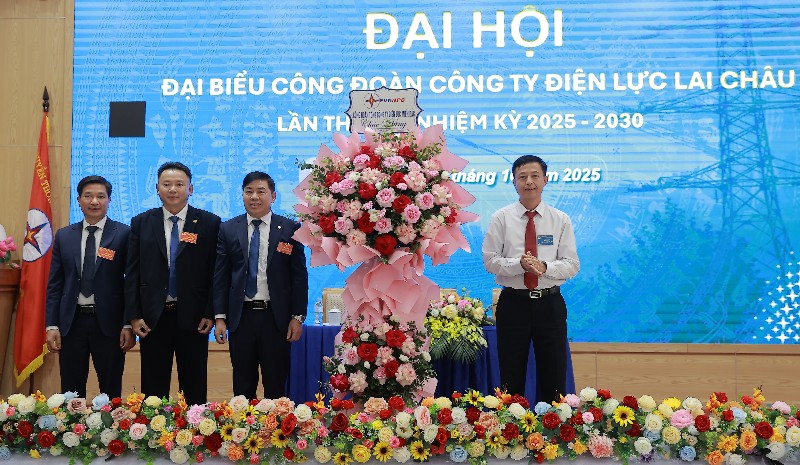 Đại hội Đại biểu Công đoàn Công ty Điện lực Lai Châu lần thứ VII, nhiệm kỳ 2025 - 2030