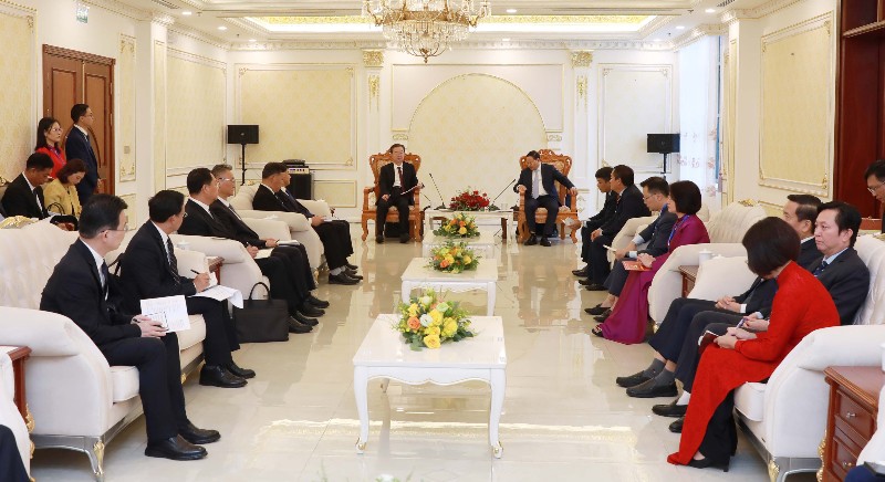 Bí thư Tỉnh ủy Lai Châu (Việt Nam) Hội kiến với Bí thư Tỉnh ủy Vân Nam (Trung Quốc)