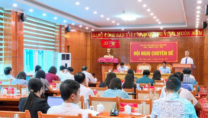 Ban Chấp hành Đảng bộ xã Nậm Hàng khóa I, nhiệm kỳ 2025 - 2030: Hội nghị chuyên đề