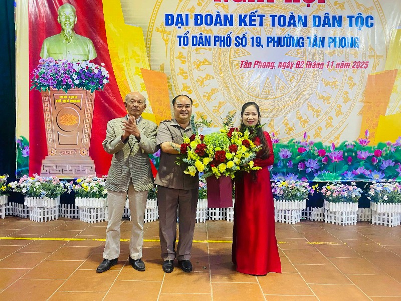 Ngày hội Đại đoàn kết toàn dân tộc Tổ dân phố số 19, phường Tân Phong