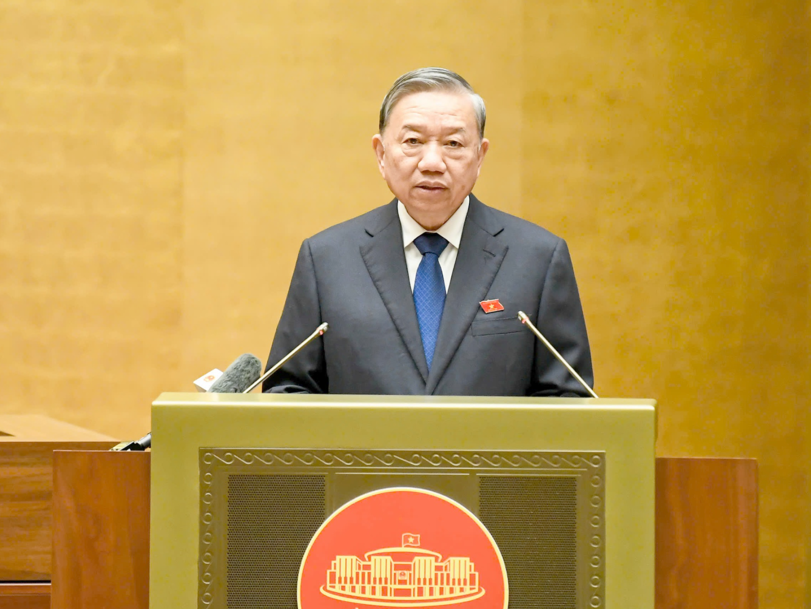 Phát biểu của Tổng Bí thư Tô Lâm tại Quốc hội về dự thảo Văn kiện Đại hội XIV của Đảng