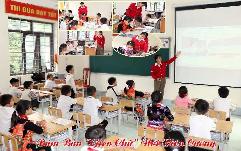 Bám bản “gieo chữ” nơi biên cương 