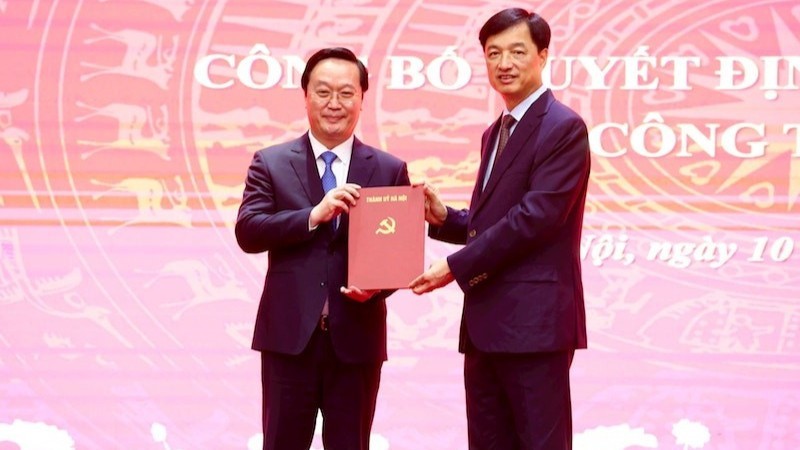 Đồng chí Nguyễn Đức Trung được điều động, chỉ định giữ chức Phó Bí thư Thành ủy Hà Nội