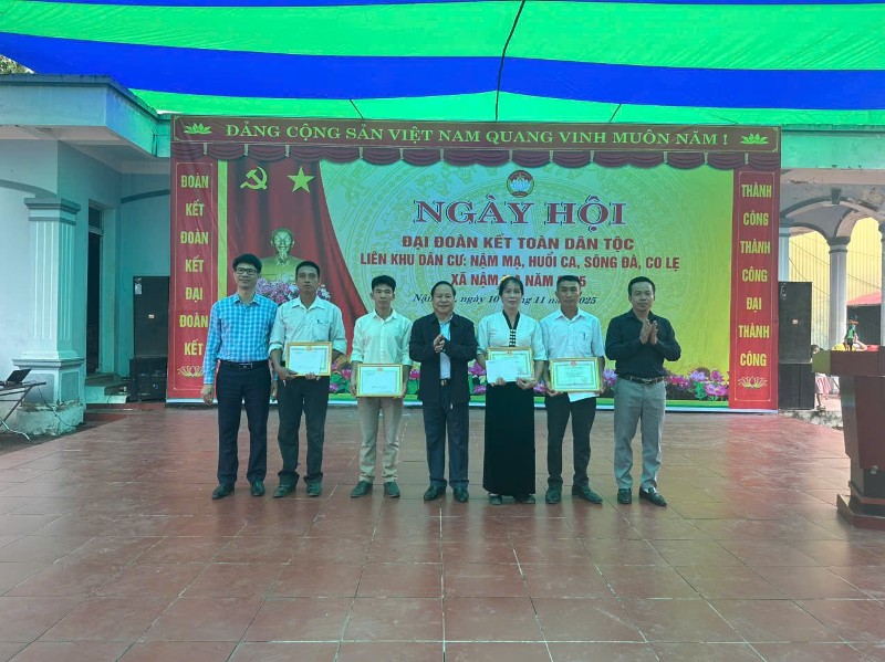 Ngày hội Đại đoàn kết toàn dân tộc liên khu dân cư: Nậm Mạ, Huổi Ca, Sông Đà, Co Lẹ (xã Nậm Mạ)