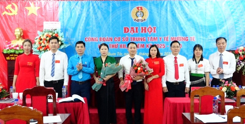 Đại hội Công đoàn cơ sở Trung tâm Y tế Mường Tè lần thứ XII, nhiệm kỳ 2025 - 2030