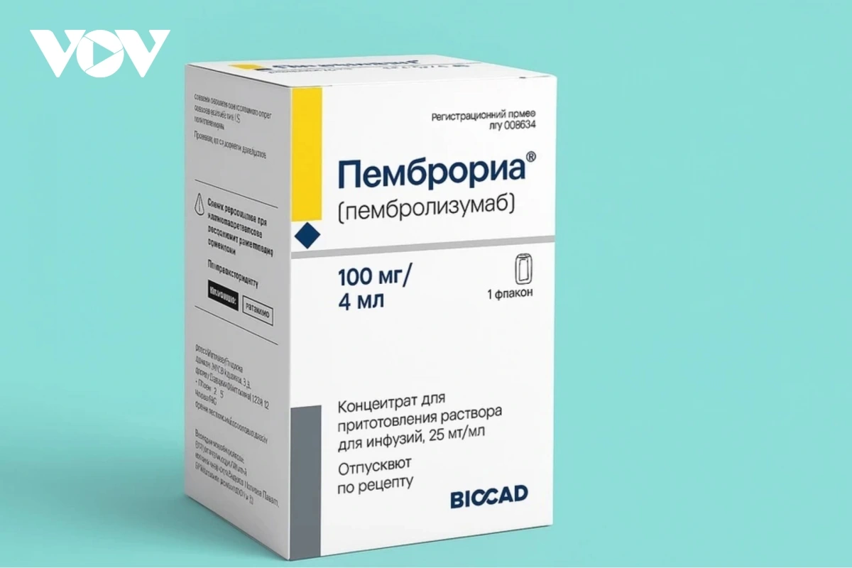 Bệnh viện K thông tin về thuốc điều trị ung thư Pembroria của Nga