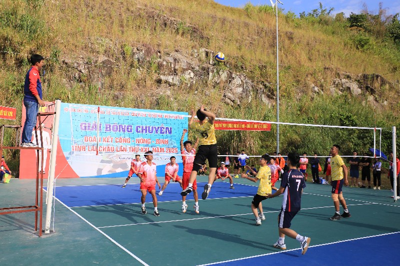 Giải bóng chuyền đoàn kết công – nông – binh tỉnh Lai Châu lần thứ XXI, năm 2025