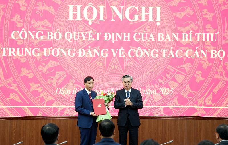 Đồng chí Lê Văn Lương được điều động, chỉ định giữ chức Phó Bí thư Tỉnh ủy Điện Biên