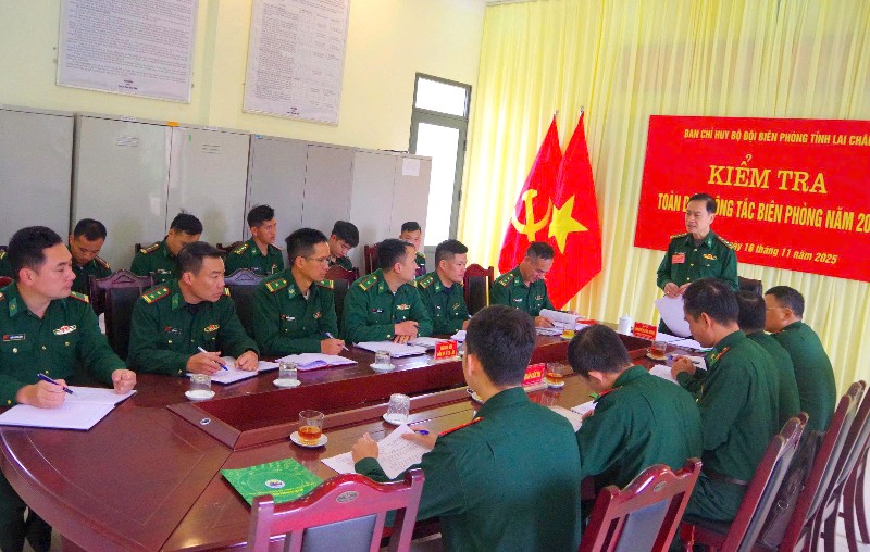 Kiểm tra toàn diện công tác biên phòng năm 2025